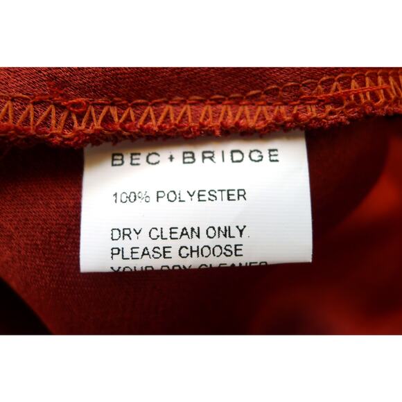 BEC + BRIDGE Nadia Maxi Slip Slit Dress Auburn Rust Anthropologie 2 NWT $330 - Picture 13 of 15